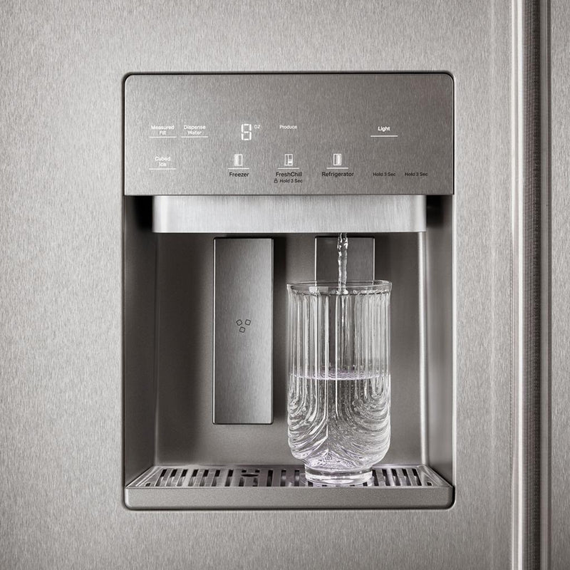  KitchenAid 48-inch, 29.4 cu. ft. Built-in Side-by-Side Refrigerator with External Water and Ice Dispensing System KBSD748SPS IMAGE 8