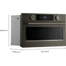  KitchenAid 30-inch Built-in Microwave Oven with Convection Technology KMBS730SBE IMAGE 8