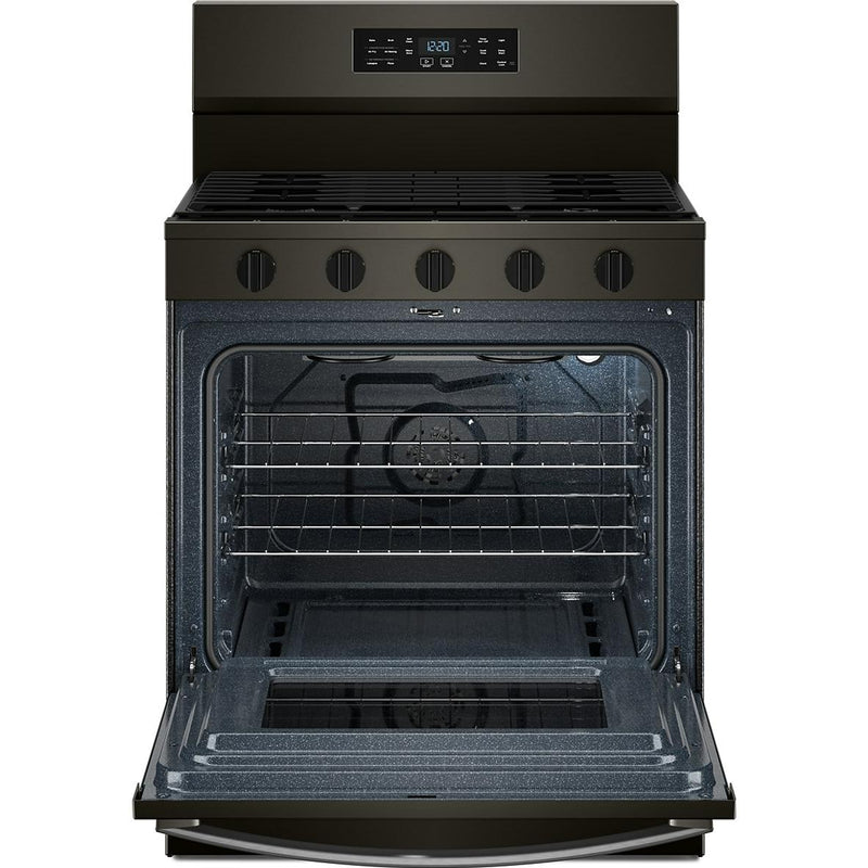  Whirlpool 30-inch Gas Range with Air Cooking Technology WFGS5730SV IMAGE 2