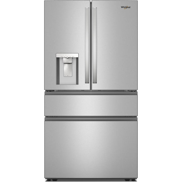  Whirlpool 36-inch French 4-Door Refrigerator with Water and Ice Dispensing System WRMF3636SZ IMAGE 1