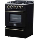 Forno Breno 24-inch Freestanding Gas Range FFSGS6290-24BLK IMAGE 10