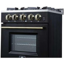  Forno Breno 24-inch Freestanding Gas Range FFSGS6290-24BLK IMAGE 13
