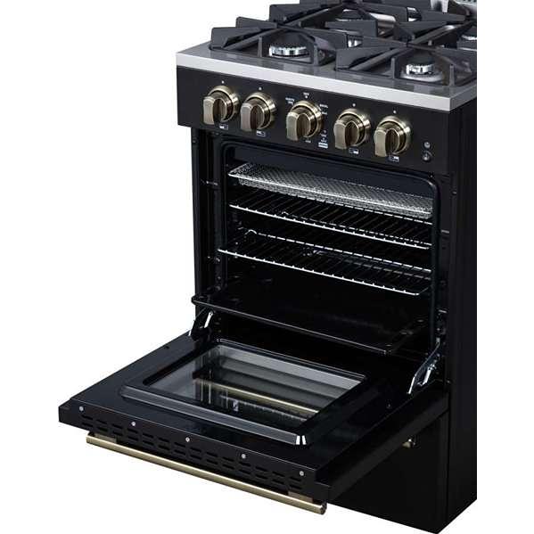  Forno Breno 24-inch Freestanding Gas Range FFSGS6290-24BLK IMAGE 14