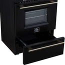  Forno Breno 24-inch Freestanding Gas Range FFSGS6290-24BLK IMAGE 15