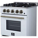  Forno Breno 24-inch Freestanding Gas Range FFSGS6290-24WHT IMAGE 11