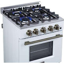  Forno Breno 24-inch Freestanding Gas Range FFSGS6290-24WHT IMAGE 13