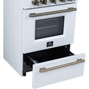  Forno Breno 24-inch Freestanding Gas Range FFSGS6290-24WHT IMAGE 16