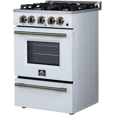  Forno Breno 24-inch Freestanding Gas Range FFSGS6290-24WHT IMAGE 7