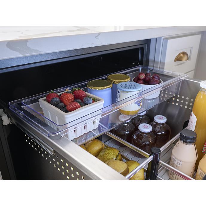  Zephyr 24-inch, 3.9 cu. ft. Built-in Refrigerator Freezer Drawers PRRFD24C2AS IMAGE 8