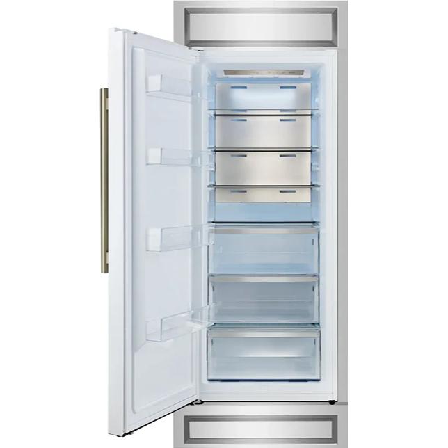  Forno 30-inch 13.6 cu. ft Built-in Convertible Refrigerator/Freezer with Decorative Grill Trim FFFFD1722-32LMG-WHT IMAGE 2