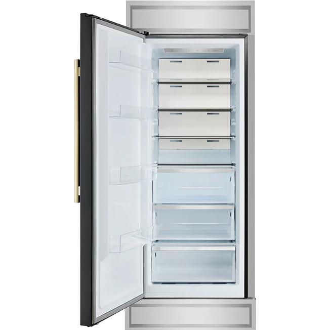  Forno 30-inch 13.6 cu. ft Built-in Convertible Refrigerator/Freezer with Decorative Grill Trim FFFFD1722-32LMG-BLK IMAGE 2