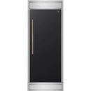  Forno 30-inch 13.6 cu. ft Built-in Convertible Refrigerator/Freezer with Decorative Grill Trim FFFFD1722-32RMG-BLK IMAGE 1