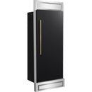  Forno 30-inch 13.6 cu. ft Built-in Convertible Refrigerator/Freezer with Decorative Grill Trim FFFFD1722-32RMG-BLK IMAGE 2