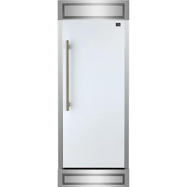  Forno 30-inch 13.6 cu. ft Built-in Convertible Refrigerator/Freezer with Decorative Grill Trim FFFFD1722-32RMG-WHT IMAGE 1