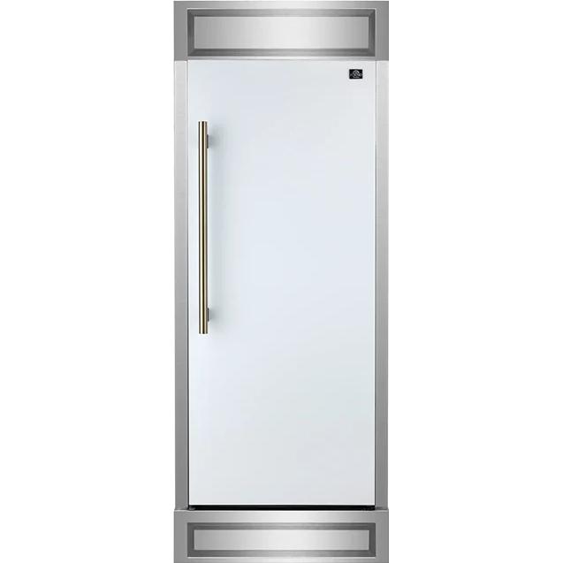  Forno 30-inch 13.6 cu. ft Built-in Convertible Refrigerator/Freezer with Decorative Grill Trim FFFFD1722-32RMG-WHT IMAGE 1