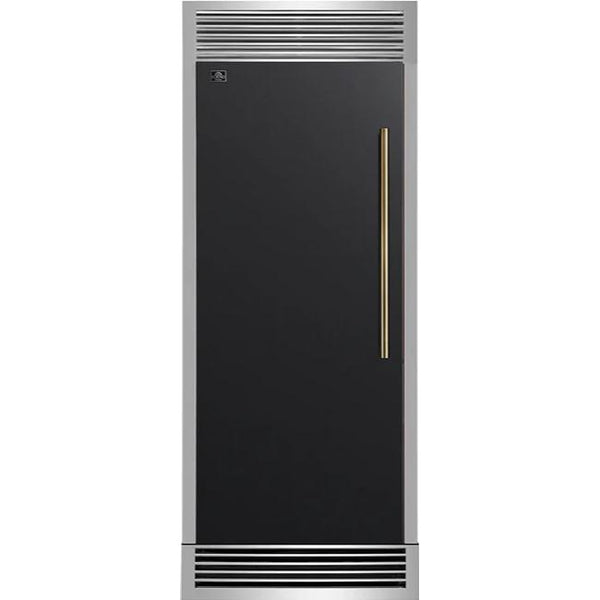  Forno 30-inch 13.6 cu. ft Built-in Convertible Refrigerator/Freezer with Decorative Grill Trim FFFFD1722-32LSG-BLK IMAGE 1