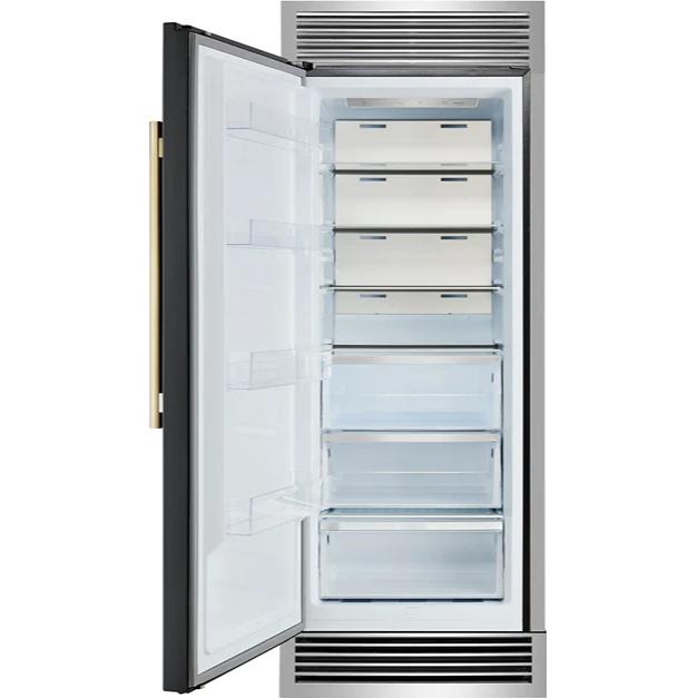  Forno 30-inch 13.6 cu. ft Built-in Convertible Refrigerator/Freezer with Decorative Grill Trim FFFFD1722-32LSG-BLK IMAGE 2