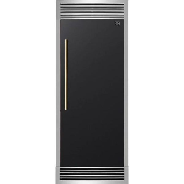  Forno 30-inch 13.6 cu. ft Built-in Convertible Refrigerator/Freezer with Decorative Grill Trim FFFFD1722-32RSG-BLK IMAGE 1