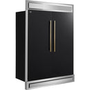  Forno 2-28-inch, 27.2 cu. ft. Built-in Convertible Refrigerator/Freezer with Decorative Trim FFFFD1722-60MG-BLK IMAGE 3