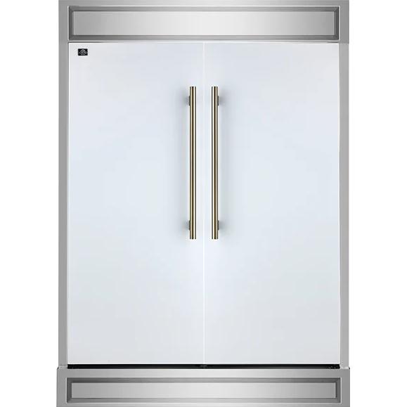  Forno 2-28-inch, 27.2 cu. ft. Built-in Convertible Refrigerator/Freezer with Decorative Trim FFFFD1722-60MG-WHT IMAGE 1