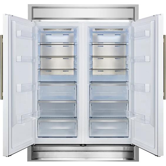  Forno 2-28-inch, 27.2 cu. ft. Built-in Convertible Refrigerator/Freezer with Decorative Trim FFFFD1722-60MG-WHT IMAGE 2