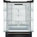  Forno 36-inch, 27.4 cu. ft. Freestanding French 3-Door Refrigerator with Internal Water Dispenser and Ice Maker FFFFD1783-36BLK IMAGE 6