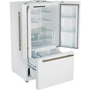  Forno 36-inch, 27.4 cu. ft. Freestanding French 3-Door Refrigerator with Internal Water Dispenser and Ice Maker FFFFD1783-36WHT IMAGE 5