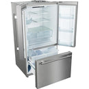  Forno 36-inch, 27.4 cu. ft. Freestanding French 3-Door Refrigerator with Internal Water Dispenser and Ice Maker FFFFD1783-36S IMAGE 3